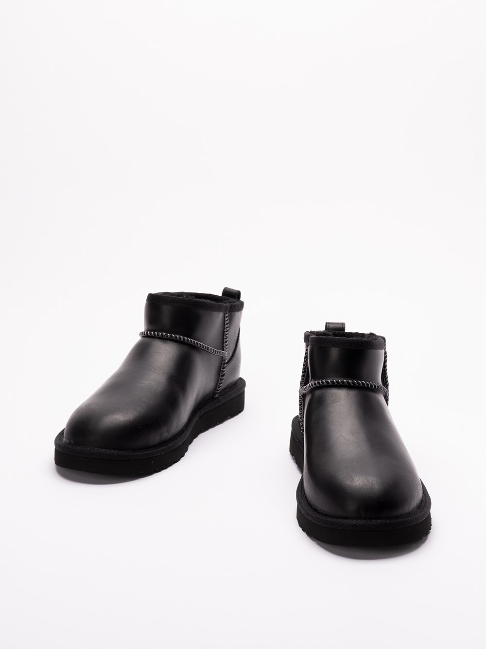 Ugg `Classic Ultra Mini Leather Regen` Boots Vendita Calda