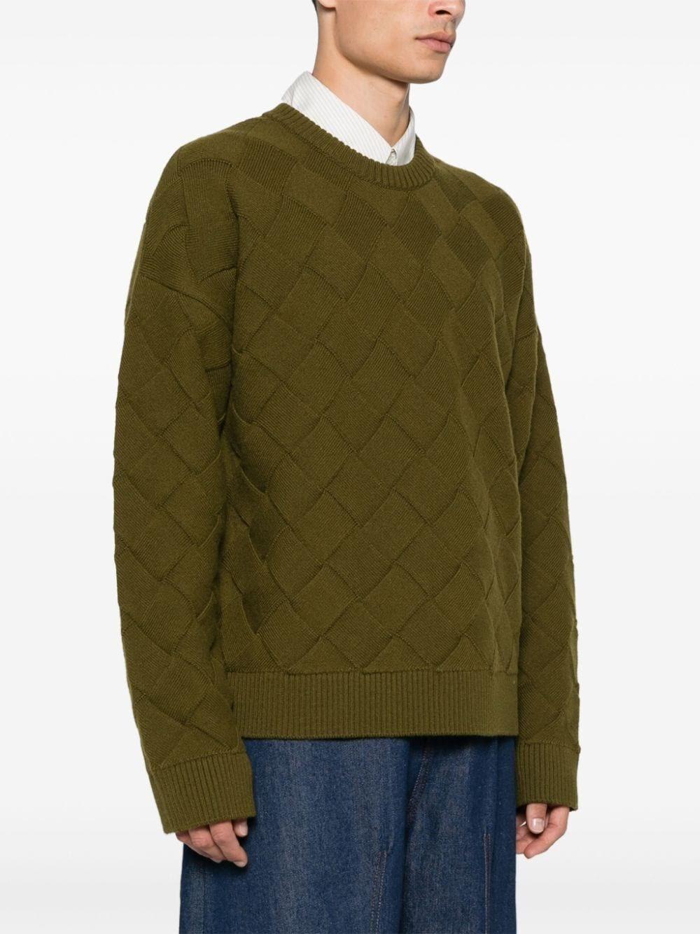 Bottega veneta `Intreccio Wool Jumper` Negozi Online