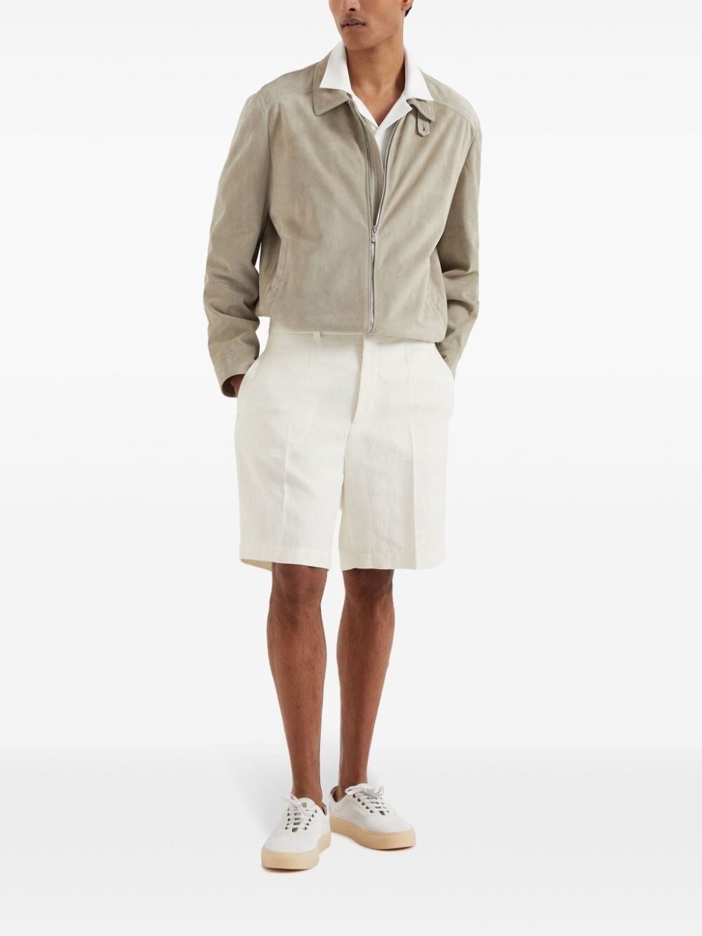 Brunello cucinelli Leather Jacket Affare Del Giorno