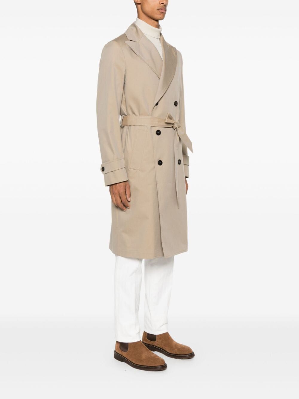 Drumohr Double-Breasted Coat Negozio