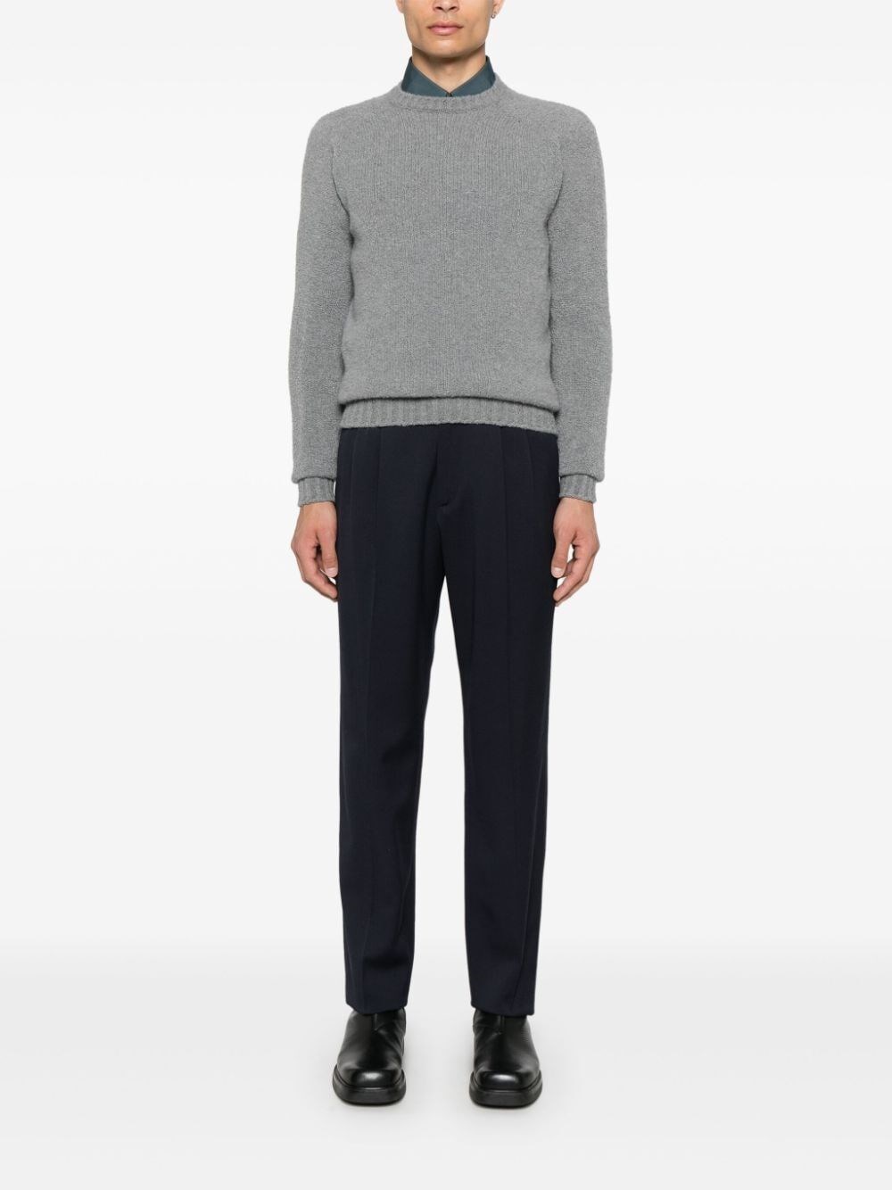 Drumohr Crew-Neck Sweater Shopping Online