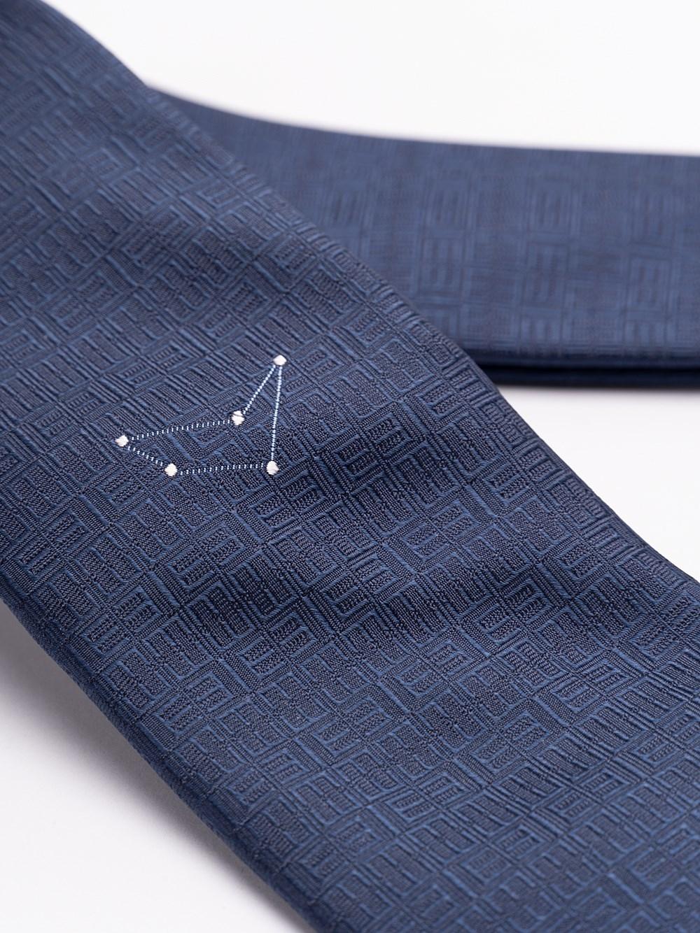 Elios Silk Tie with Zodiac Sign Outlet