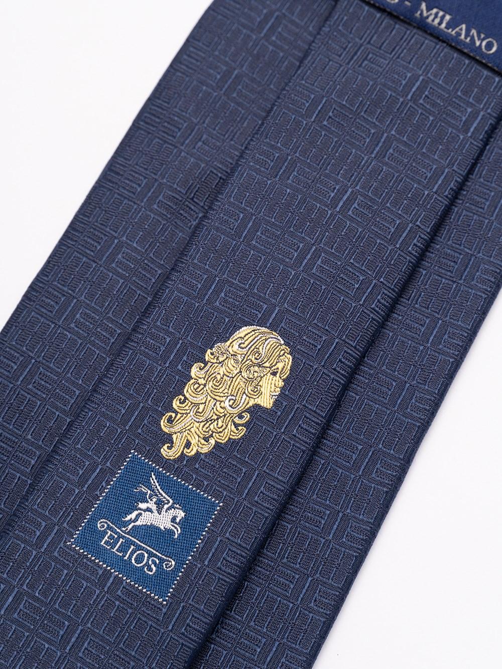 Elios Silk Tie with Zodiac Sign Offerte