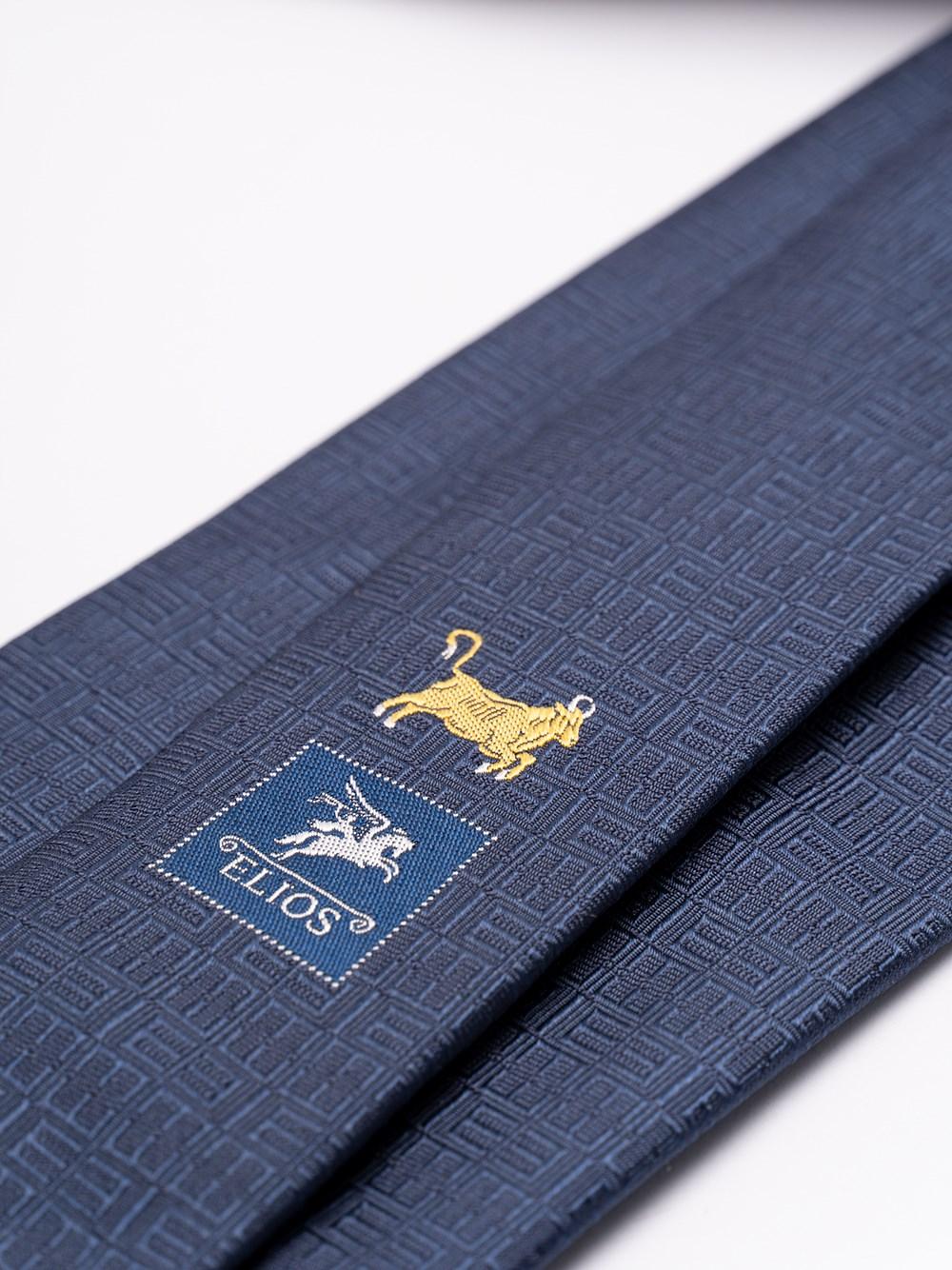 Elios Silk Tie with Zodiac Sign Vendita Economica