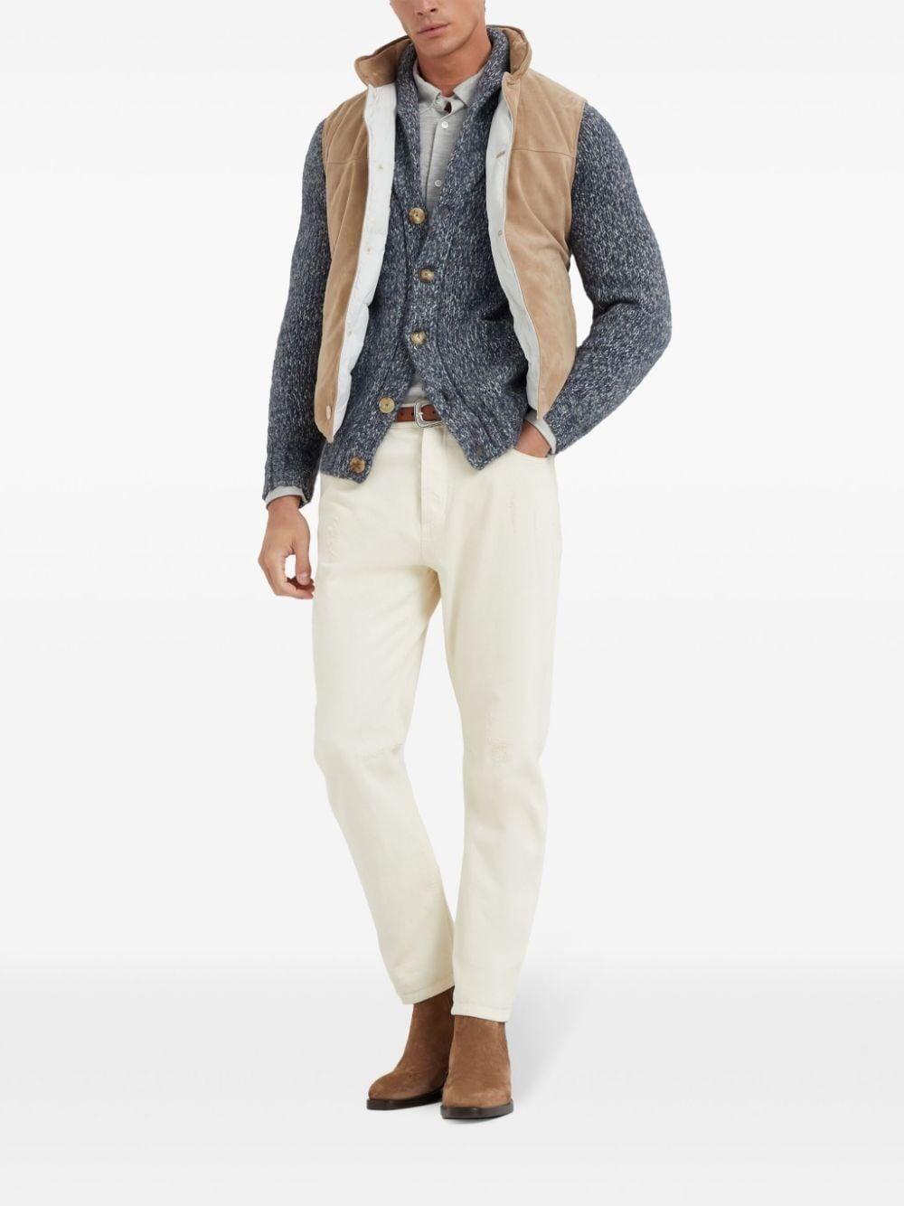 Brunello cucinelli Padded Leather Vest Italy