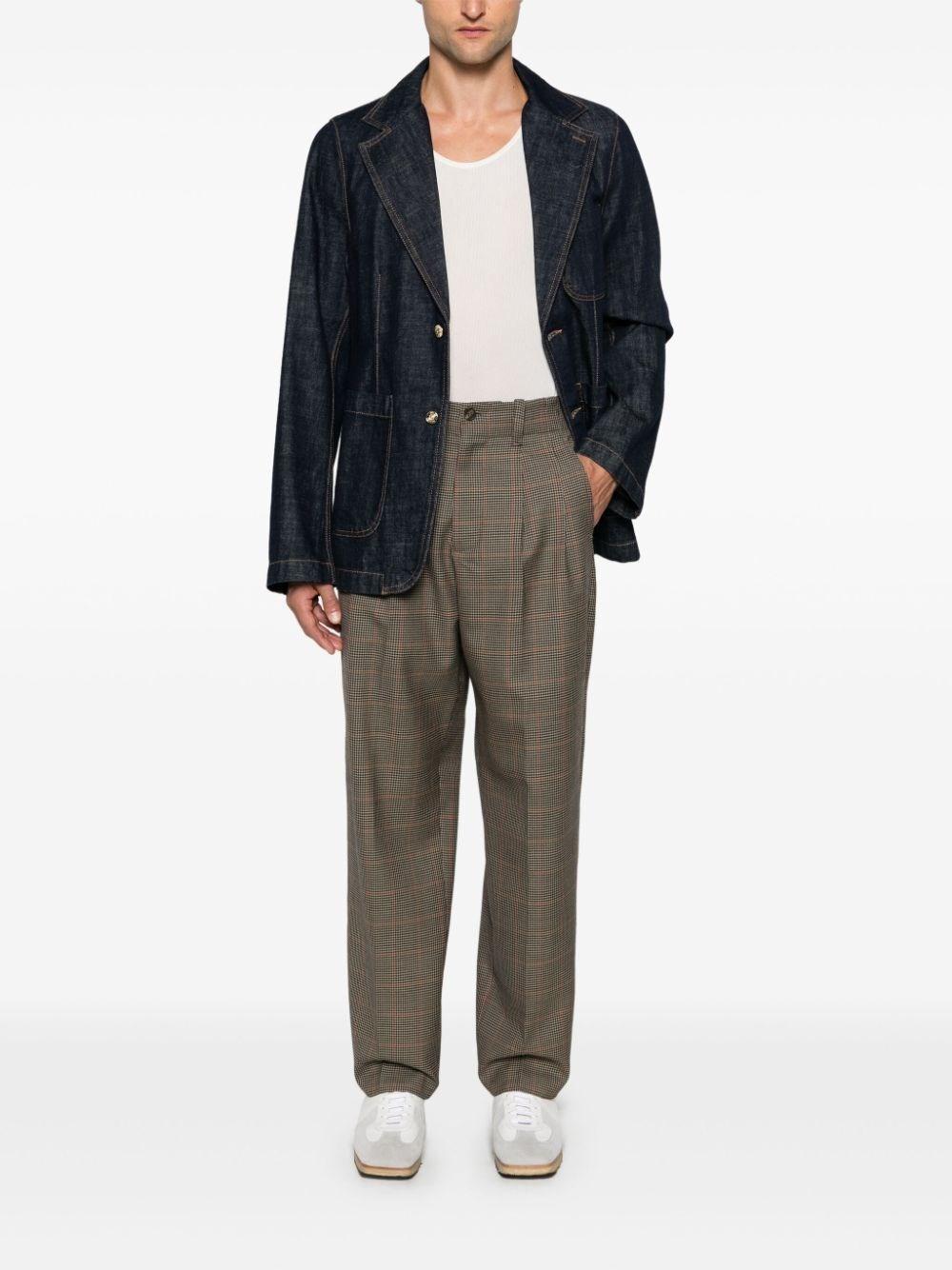 Golden goose `Journey` Pied De Poule Pants Negozi Online