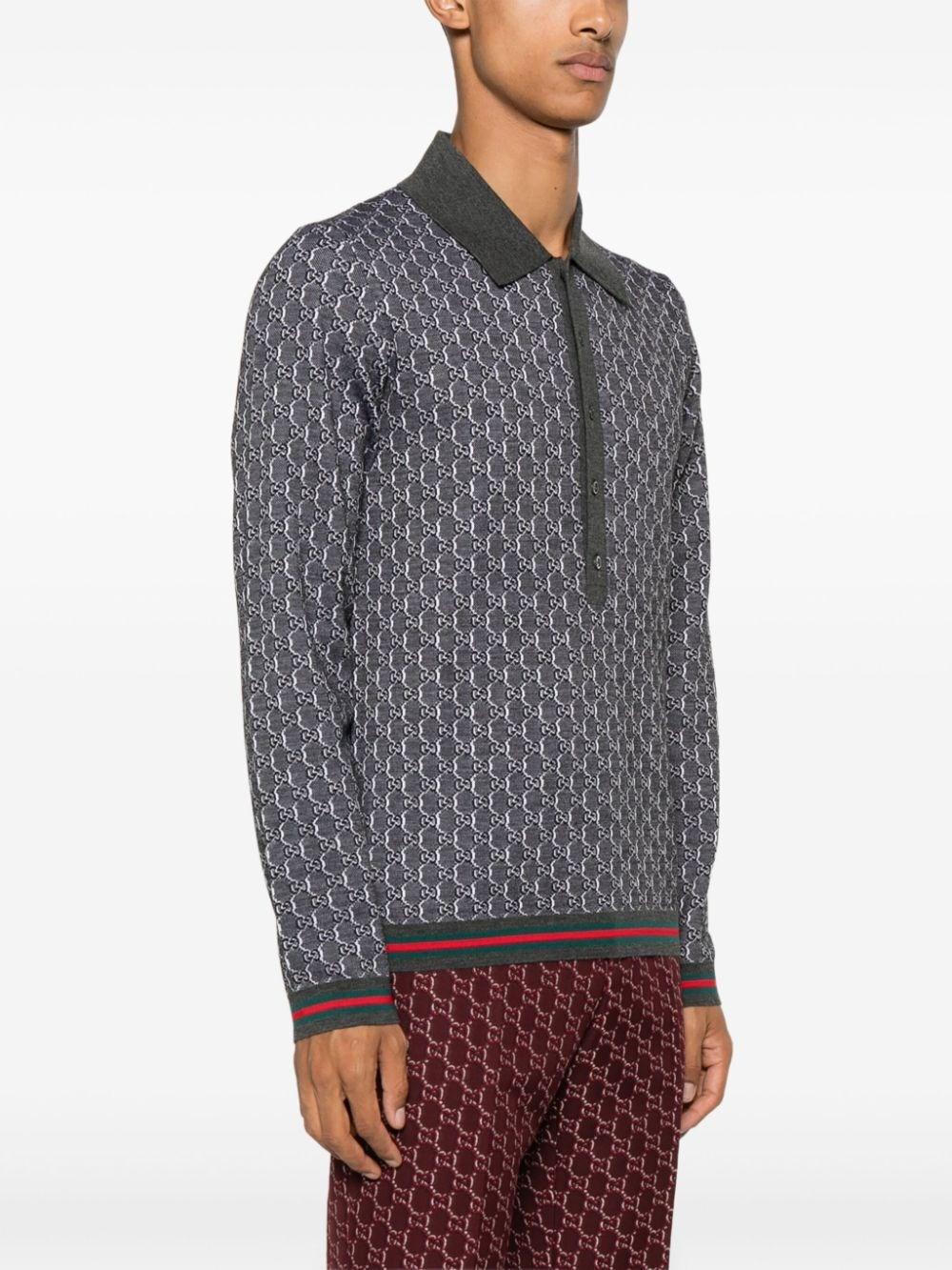 Gucci Long Sleeve Polo Shirt Novità