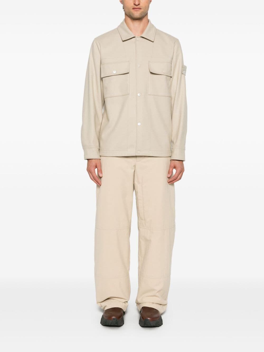Stone island `Ghost` Overshirt In Vendita