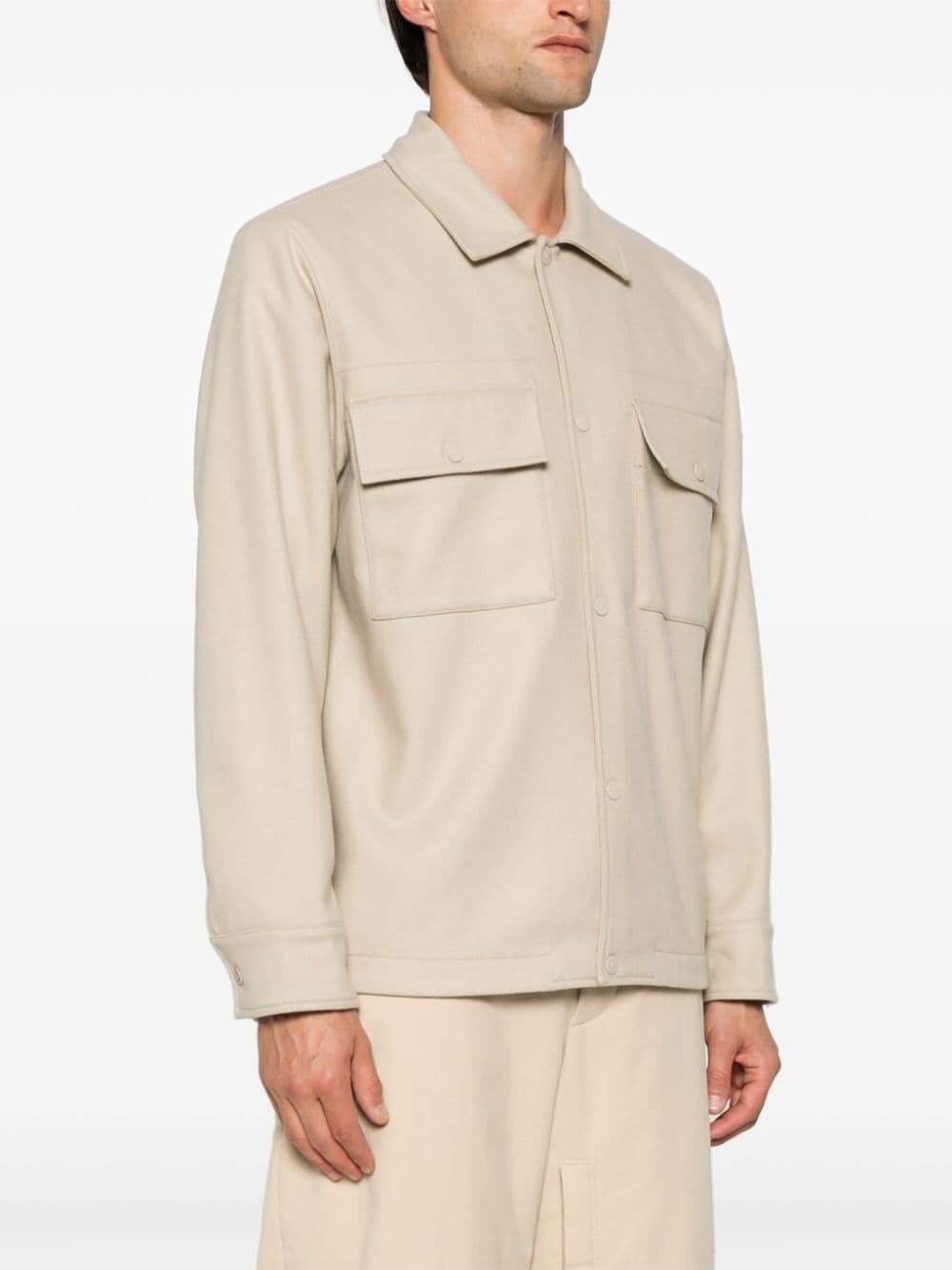 Stone island `Ghost` Overshirt In Vendita