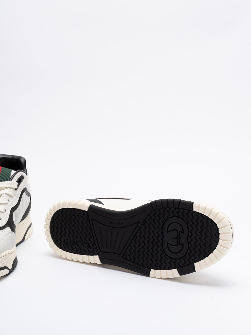 Gucci Leather `Re-Web` Sneakers Italy