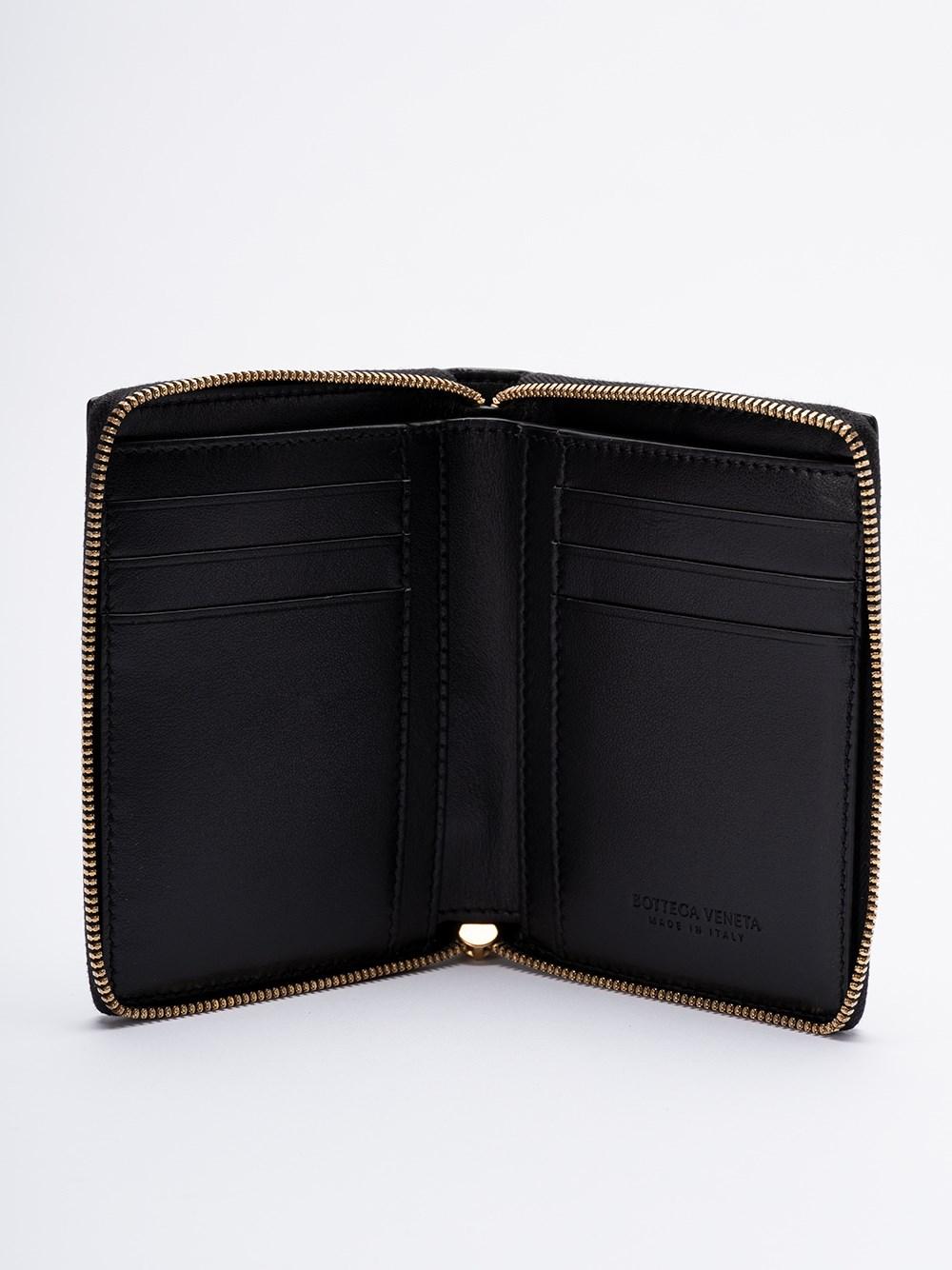 Bottega veneta `Compact Cassette Zip Around Wallet` 2025