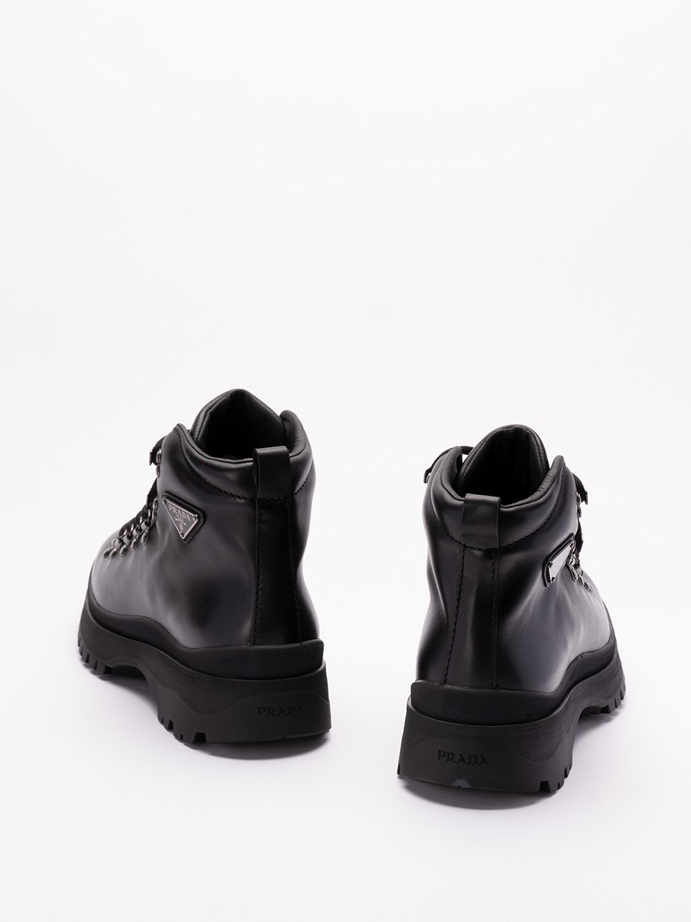 Prada Leather Boots Negozi Online