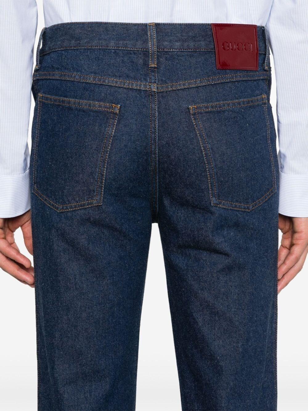 Gucci Cropped Slim Jeans Offerte
