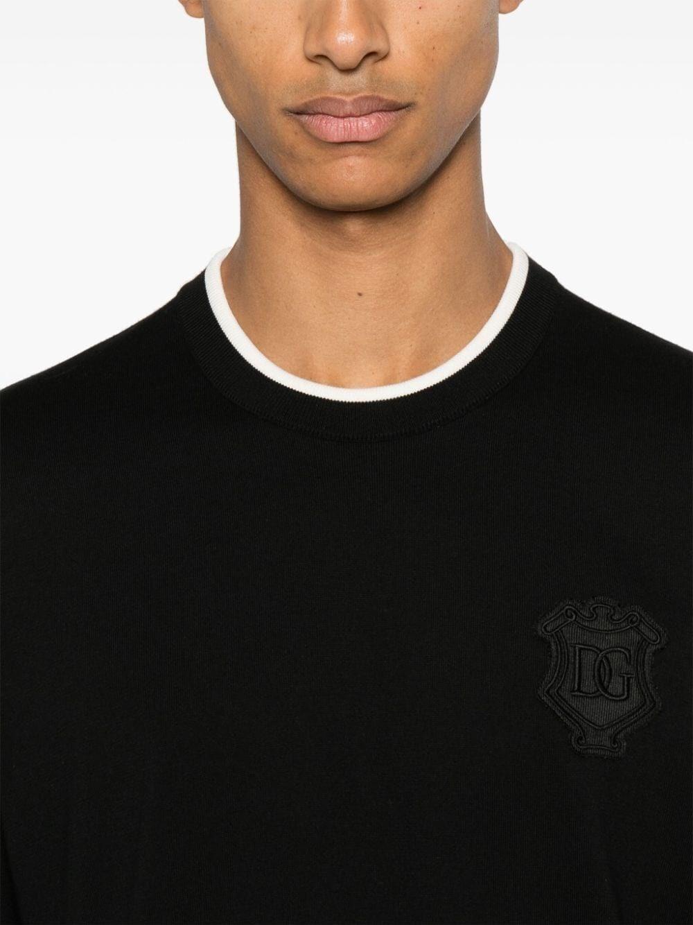Dolce & gabbana Crew-Neck Sweater Vendita Calda