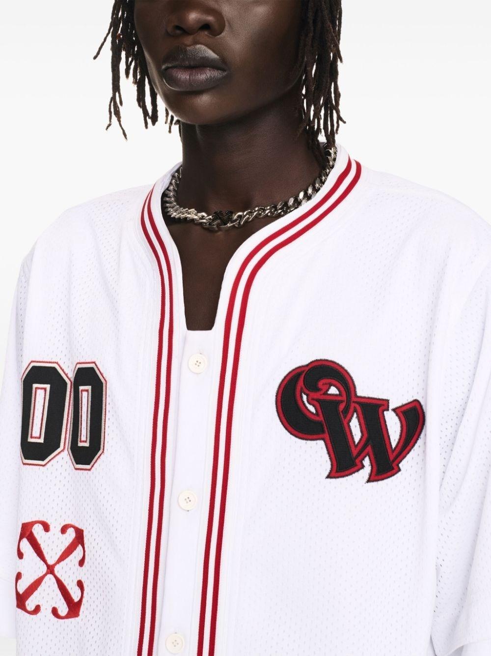 Off white `Gothic Logo Hybr` Baseball Moda