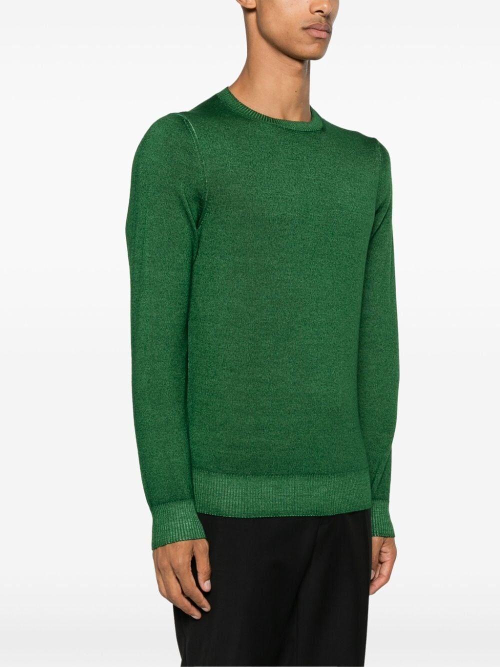 Malo Long Sleeve Crew-Neck Sweater Italy