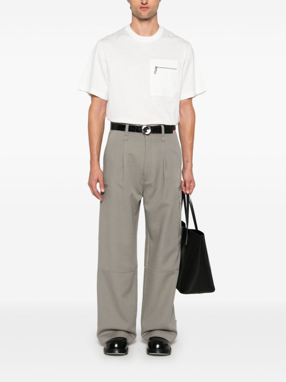 Fendi `FF` Pocket T-Shirt Soddisfazione Garantita