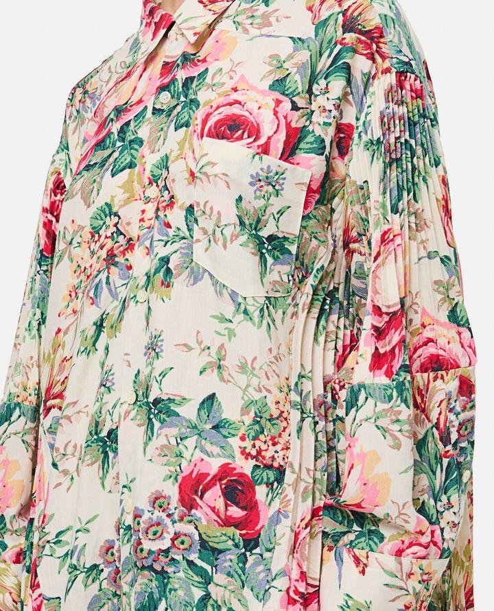 Biffi FLOWER PATTERN PRINTED SHIRT DRESS Presa