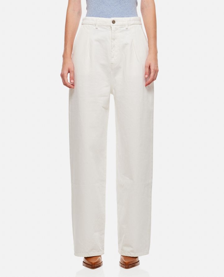 Biffi PANTALONI IN DENIM A GAMBA LARGA Promozione Limitata
