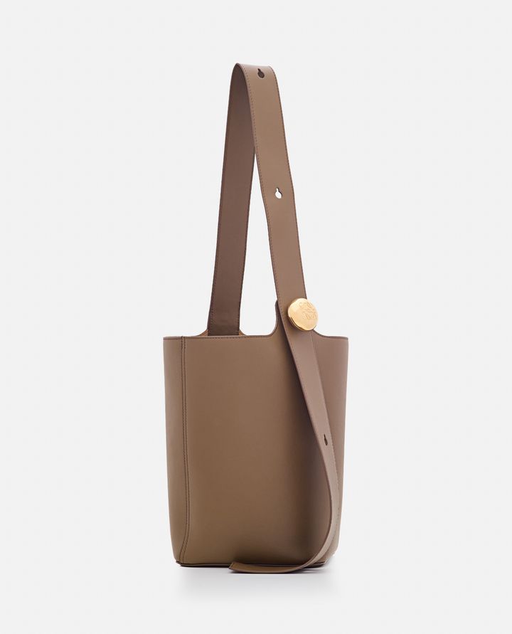 Biffi PEBBLE BUCKET MEDIO IN PELLE In Vendita