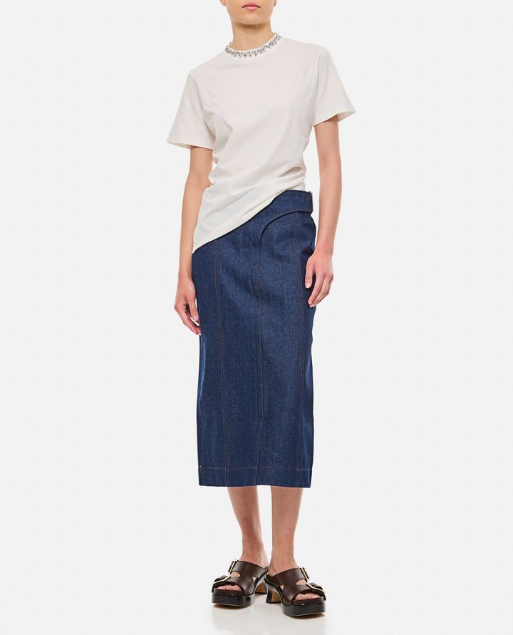 Biffi GONNA MIDI DENIM Shopping Online