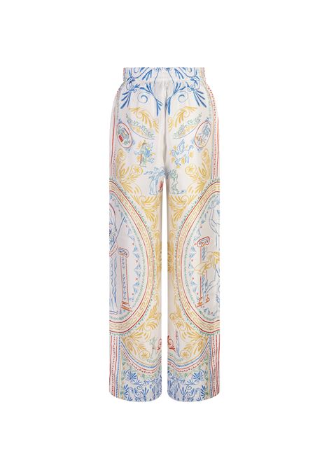 CASABLANCA Pantaloni In Seta The Crayon Vase - CASABLANCA Italia
