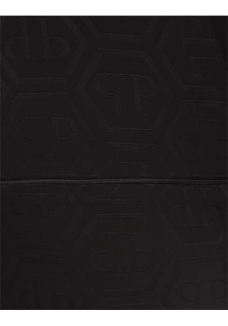 PHILIPP PLEIN Pantaloni Stile Pigiama Neri Monogram - PHILIPP PLEIN Promozione Limitata