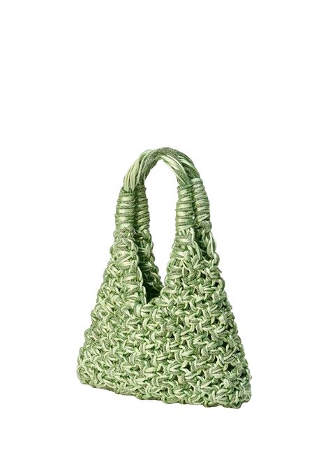 HIBOURAMA Borsa Vannifique In Satin Crisolite - HIBOURAMA Affare Del Giorno