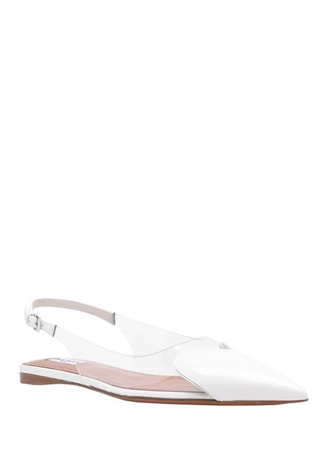 ALAIA Slingback Flat Le Coeur Bianche - ALAIA Presa