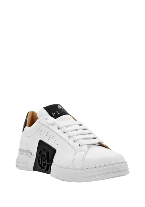 PHILIPP PLEIN Sneakers Phantom Kick$ Bianche e Nere - PHILIPP PLEIN Offerta
