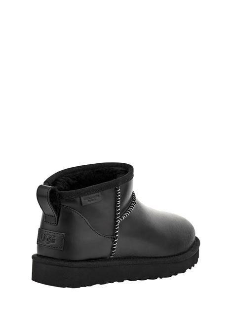 UGG Stivali Classic Ultra Mini Leather Regenerate Neri - UGG Online