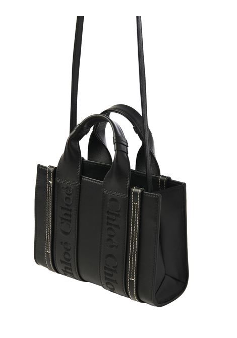 CHLOÉ Borsa Tote Mini Woody Nera - CHLOÉ Affare Del Giorno