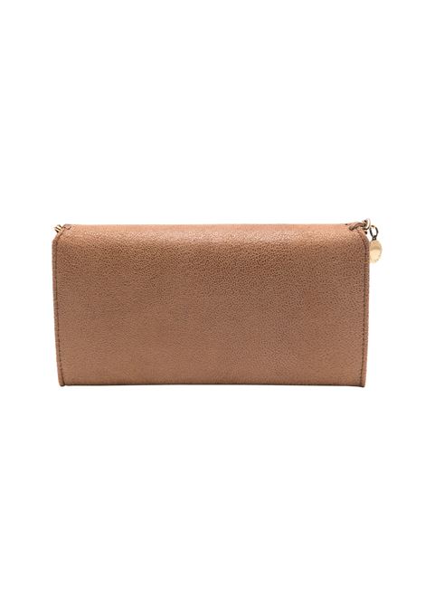 STELLA MCCARTNEY Portafoglio Continental Falabella Pecan e Oro - STELLA MCCARTNEY Novità