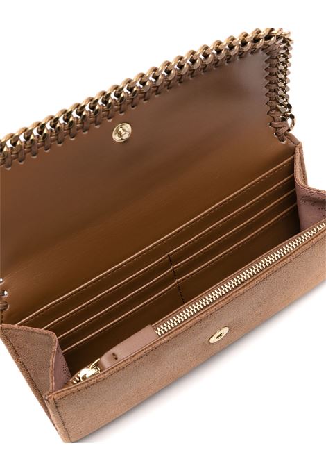 STELLA MCCARTNEY Portafoglio Continental Falabella Pecan e Oro - STELLA MCCARTNEY Novità