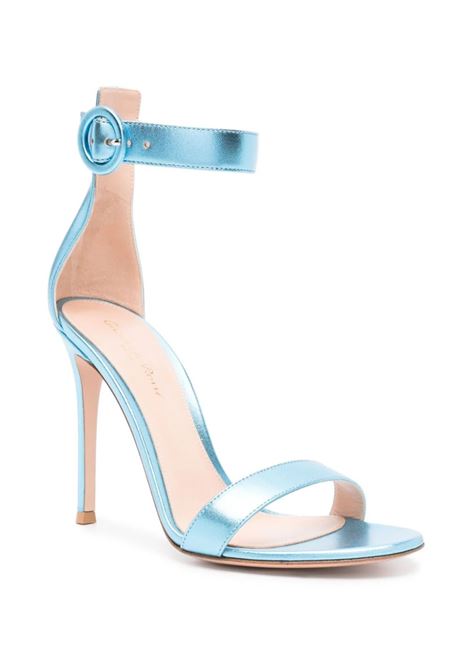 GIANVITO ROSSI Sandali Portofino 105 Blu - GIANVITO ROSSI Economico