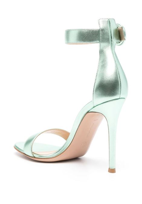 GIANVITO ROSSI Sandali Portofino 105 Verde - GIANVITO ROSSI Online
