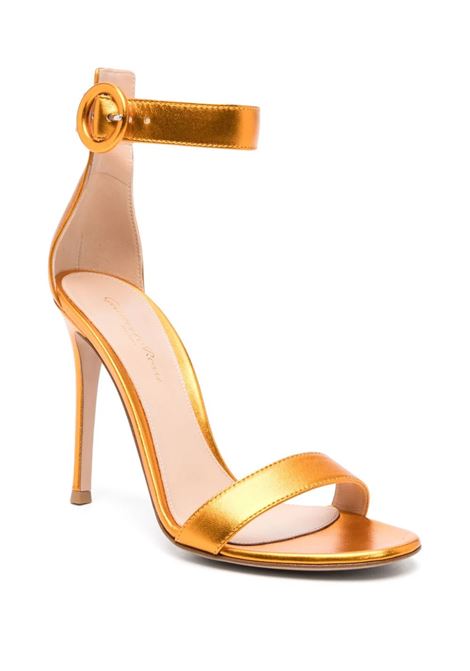 GIANVITO ROSSI Sandali Portofino 105 Arancioni - GIANVITO ROSSI Outlet