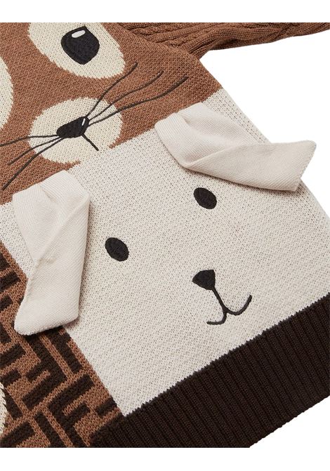 FENDI KIDS Maglione Con Animali Mascotte - FENDI KIDS Negozio