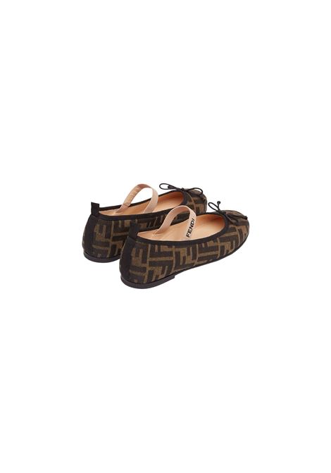 FENDI KIDS Ballerine Jacquard FF - FENDI KIDS Enormi risparmi