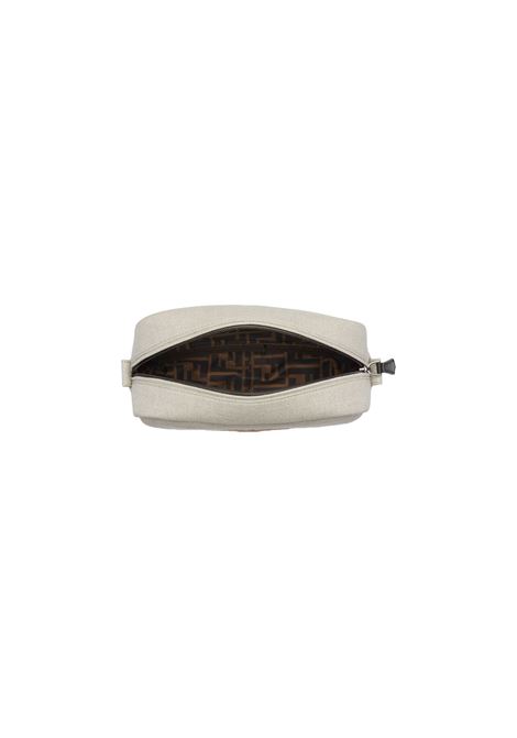 FENDI KIDS Beauty Case In Tessuto Ecru' Con Ricamo - FENDI KIDS Prezzo basso