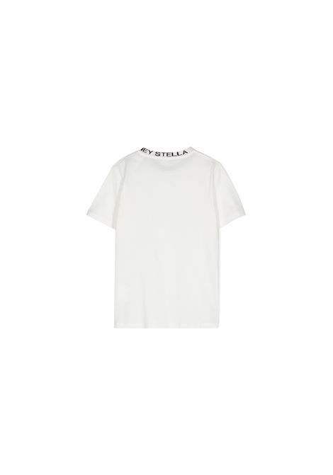 STELLA MCCARTNEY KIDS T-Shirt Bianca Con Logo Sul Girocollo - STELLA MCCARTNEY KIDS Prezzo Ridotto