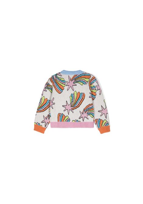 STELLA MCCARTNEY KIDS Cardigan in Maglia con Stelle Cadenti - STELLA MCCARTNEY KIDS Novità