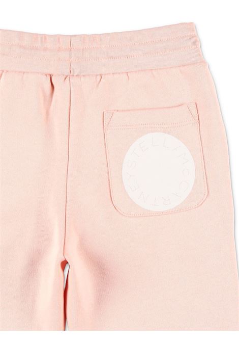 STELLA MCCARTNEY KIDS Joggers Rosa Con Disco Logo - STELLA MCCARTNEY KIDS Saldi Di Fabbrica