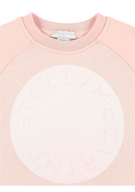 STELLA MCCARTNEY KIDS Felpa Rosa Con Disco Logo - STELLA MCCARTNEY KIDS I Più Venduti