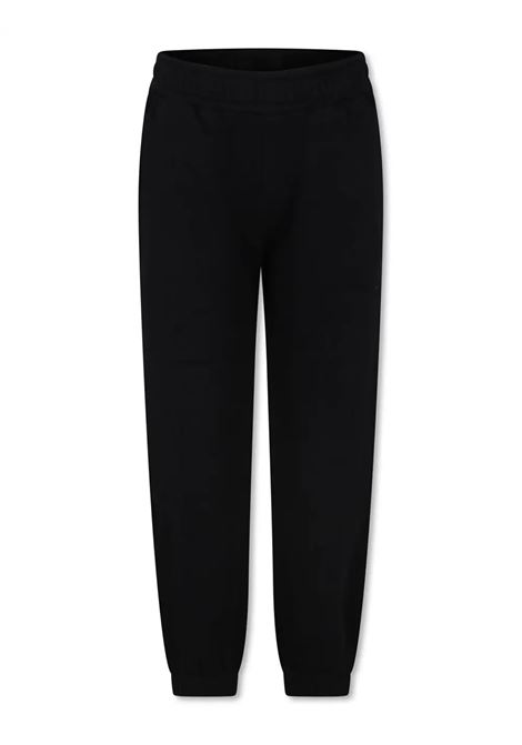 STELLA MCCARTNEY KIDS Joggers Neri Con Logo Grafico Bianco - STELLA MCCARTNEY KIDS Vendite Flash