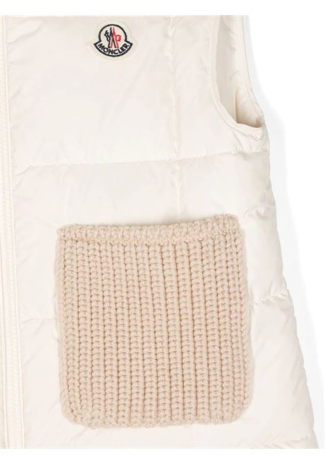 MONCLER ENFANT Gilet Imbottito Rhoda Bianco - MONCLER ENFANT In Linea