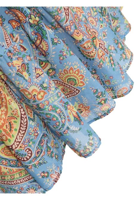 ETRO KIDS Abito Smanicato Azzurro Con Motivo Paisley - ETRO KIDS Soddisfazione Garantita