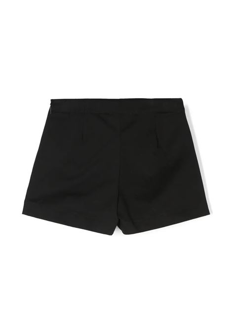 EMILIO PUCCI JUNIOR Shorts-Gonna Neri Con Tasca Stampata - EMILIO PUCCI JUNIOR Outlet