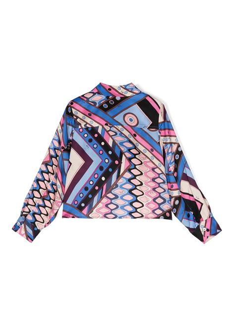 EMILIO PUCCI JUNIOR Camicia Con Stampa Vivara - EMILIO PUCCI JUNIOR Saldi