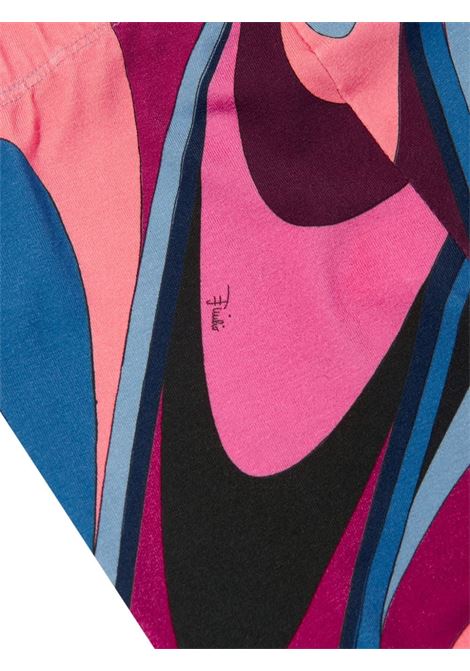 EMILIO PUCCI JUNIOR Pantaloni Svasati Con Stampa Onde - EMILIO PUCCI JUNIOR Vendita Calda